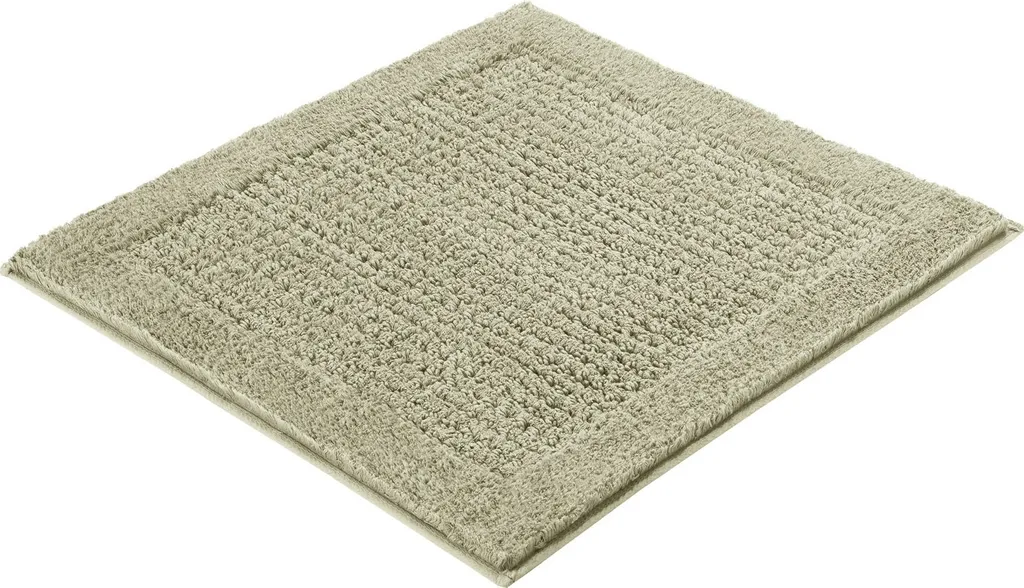 Tapis de douche carré 60x60 cm NET Kleine Wolke coloris roseau naturel