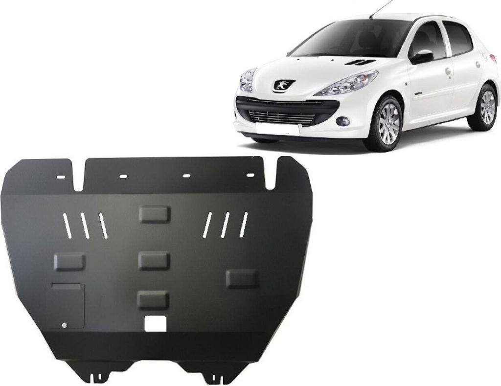 Stahl Unterfahrschutz für Motor Peugeot 206