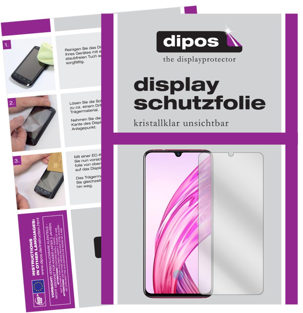 6x Schutzfolie für Vivo X23 Symphony klar Displayschutzfolie Display Schutz