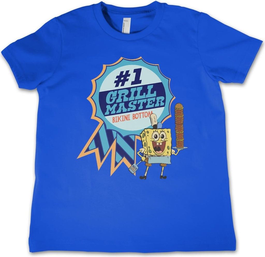 Bikini Bottom Grill Master Kids T-Shirt - 8Years-M  - Blue Produktbild 