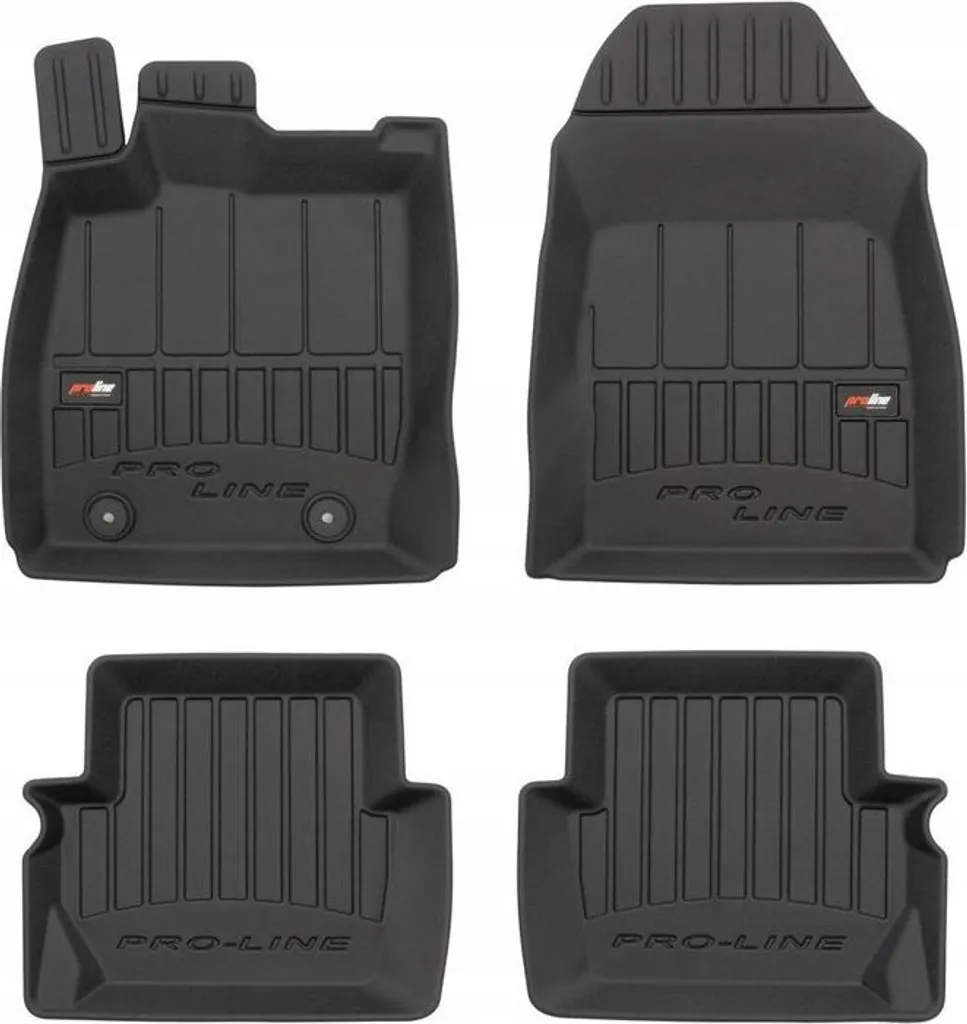 Tappetini Auto in Gomma 3D Ford Fiesta Mk7 08-12 - Lavabili e Sicuri