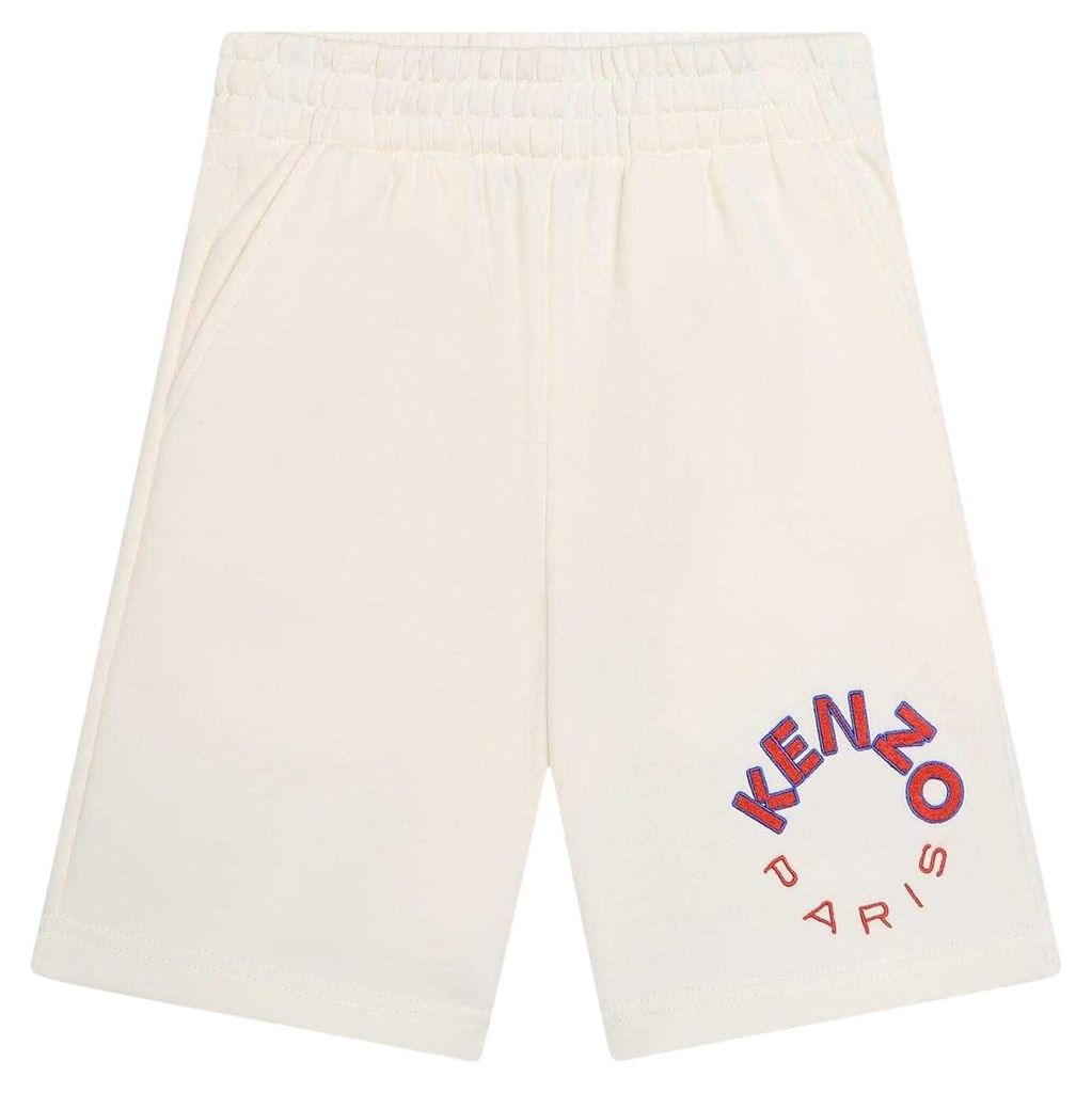 Kenzo - Sweat-Shorts für Kinder GT13335 (128) (Elfenbein)