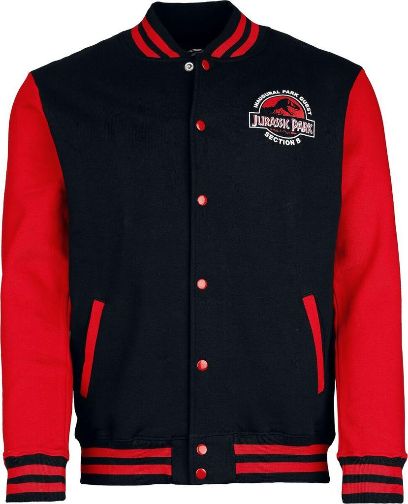 Jurassic Park Collegejacke Herren Inaugural Park Guest Section B multicolor XXL