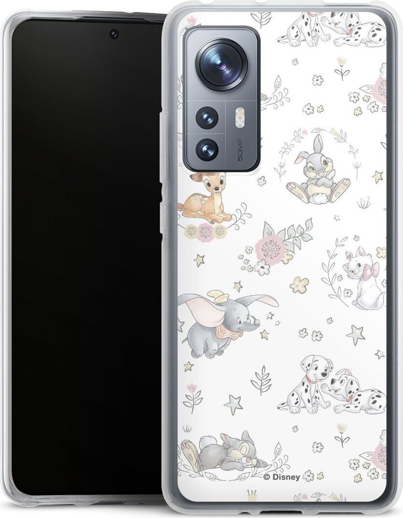 DeinDesign Handyhülle für Xiaomi 12X 5G Silikon Hülle Case Smartphone Schutzhülle Bambi Disney Dumbo