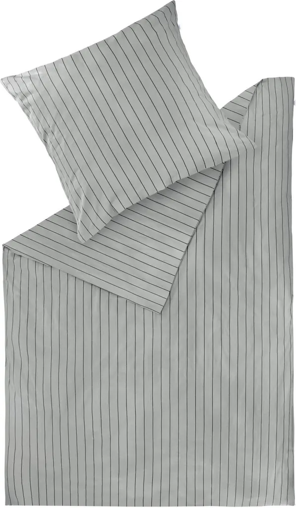 Set Letto SoftStripe Grigio 155x220 SCHÖNER WOHNEN - Stile Moderno