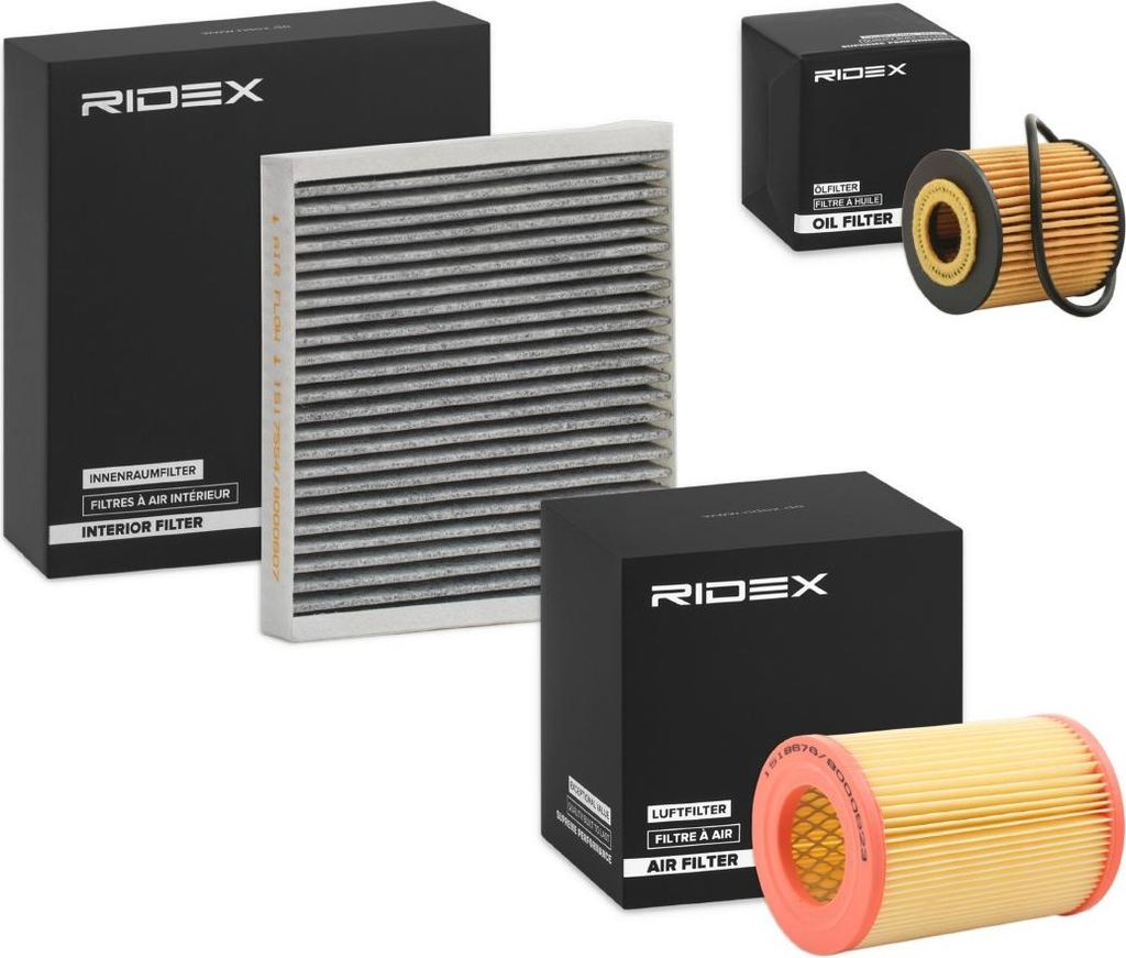 RIDEX Filterset Inspektionspaket Filtersatz für SMART Produktbild 