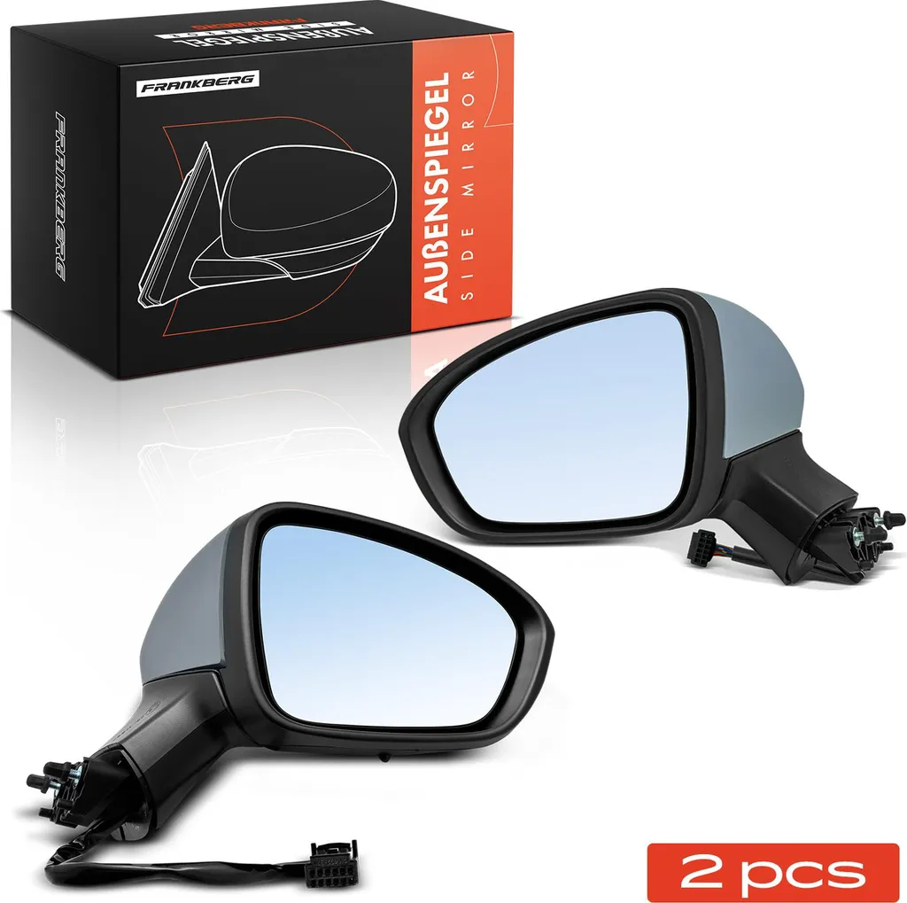 Paire de Rétroviseurs Extérieurs pour Clio 5 B7 BF - Complet 2 Pièces