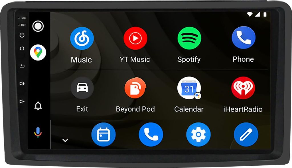 Android Autoradio 9 Zoll 128GB für Smart Fortwo 451 Vorfacelift (2007–2010) mit CarPlay & Android Auto Navigation & Bluetooth
