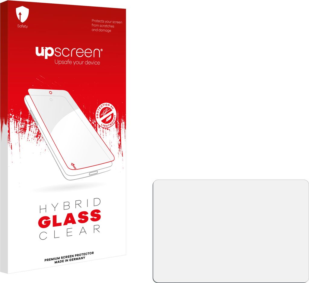 upscreen Schutzglas für Wisycom MTP60 Schutzfolie Panzer Folie Glas Display Schutz klar
