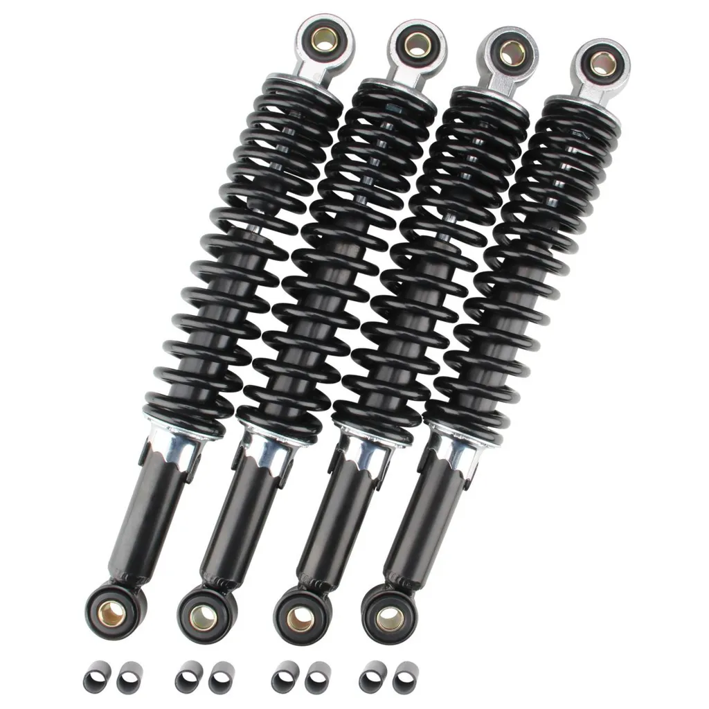 Amortisseurs 310 mm Noirs : Supprimez les Vibrations sur Simson Schwalbe