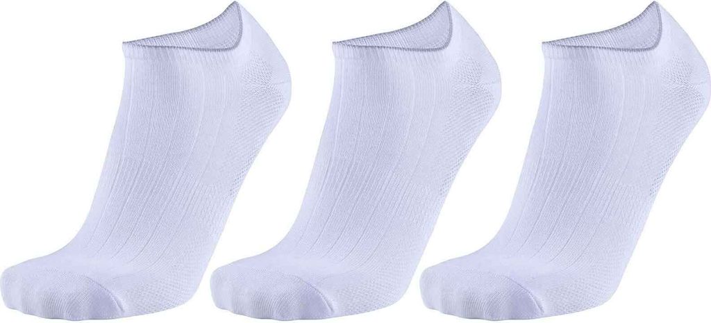 Replay C100631 | In Liner Ultralight Socks (3 Pair Banderole) 35/38 bis 43/46 - Farbe: White/Grey - Größe: 43/46