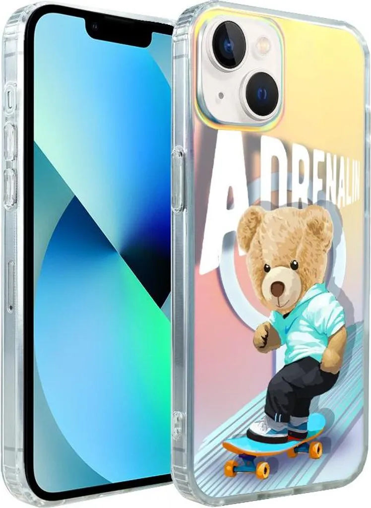 iPhone 13 Custodia IBIZU California Sunset con MagSafe, cambio di colore, adrenalina, skateboard