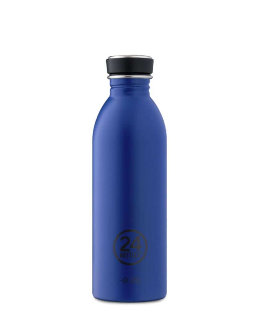 24Bottles Urban Bottle, 500 ml, Tägliche Nutzung, Blau, Edelstahl, Schraubdeckel, Drehen