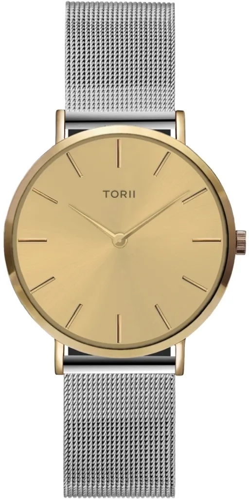 Montre-bracelet femme TORII G34SS.GG argent classique en acier inoxydable