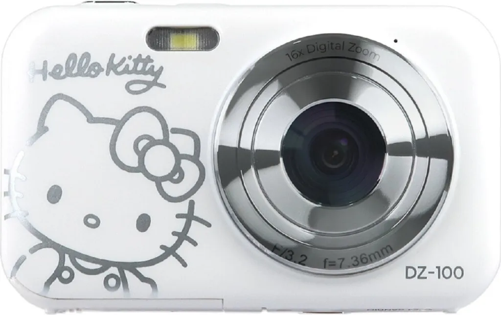 Appareil Photo Yashica DZ-100 Hello Kitty Blanc pour Enfants et Ados