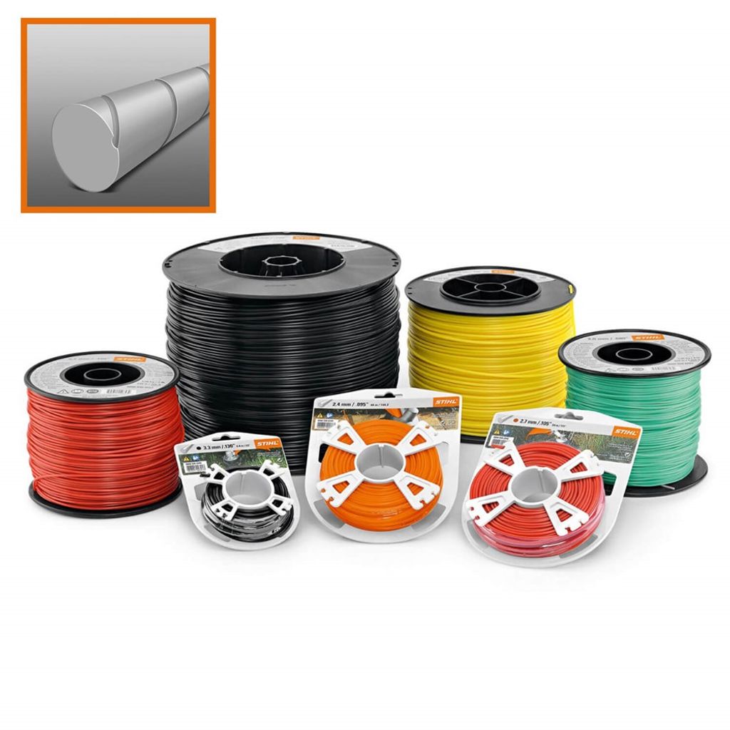 Żyłka tnąca Stihl okrągła cicha Ø 2,4 mm x 83,0 m Zdjęcie produktu 