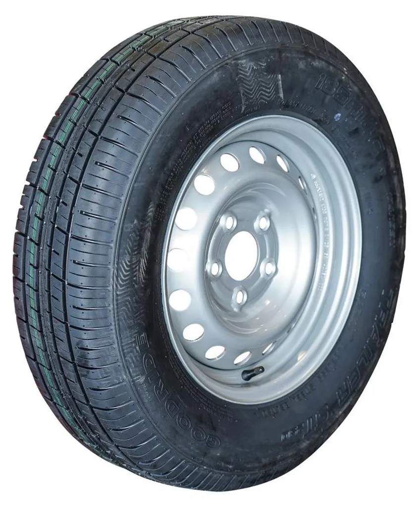 Roue 195/70 R14C pneu GT Radial renforcé et jante 5.5x14 entraxe 112