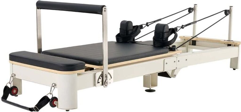Faltbare Pilates Reformer Maschine - Heim-Fitnessstudio Aluminium - Fitness Pilates Training Zuhause
