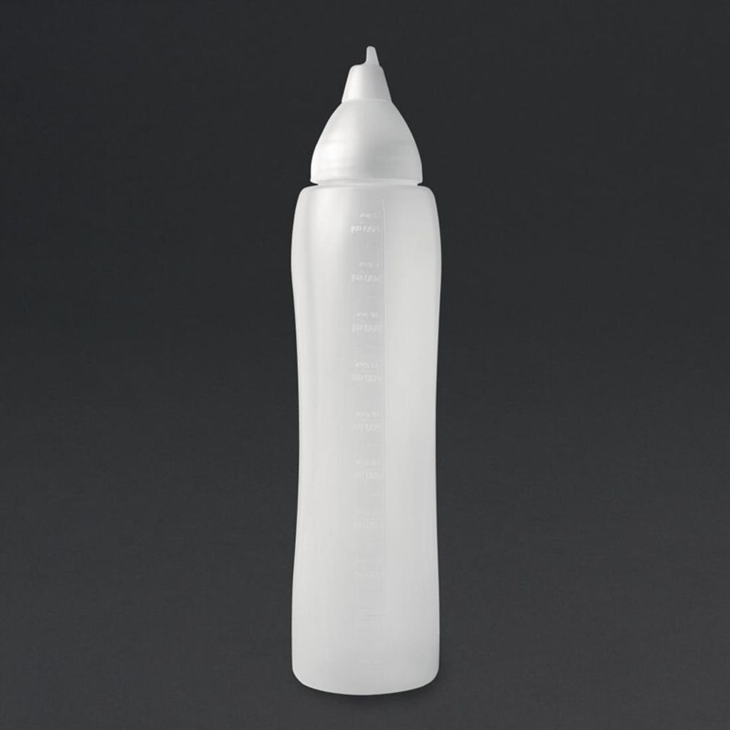 Araven klare tropffreie Soßenflasche 1L