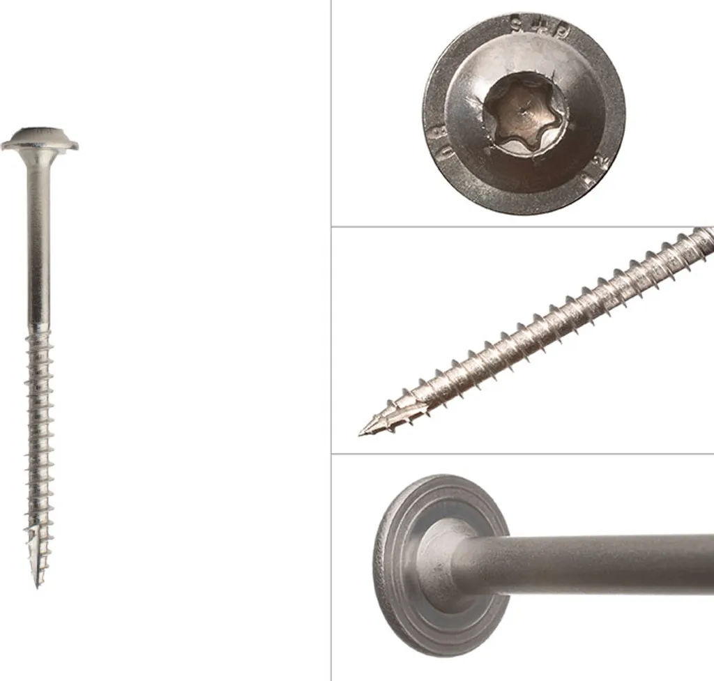 Viti Testa Cilindrica ISO 14579 A4 6x80 Torx 25 Inox 316 - 100pz