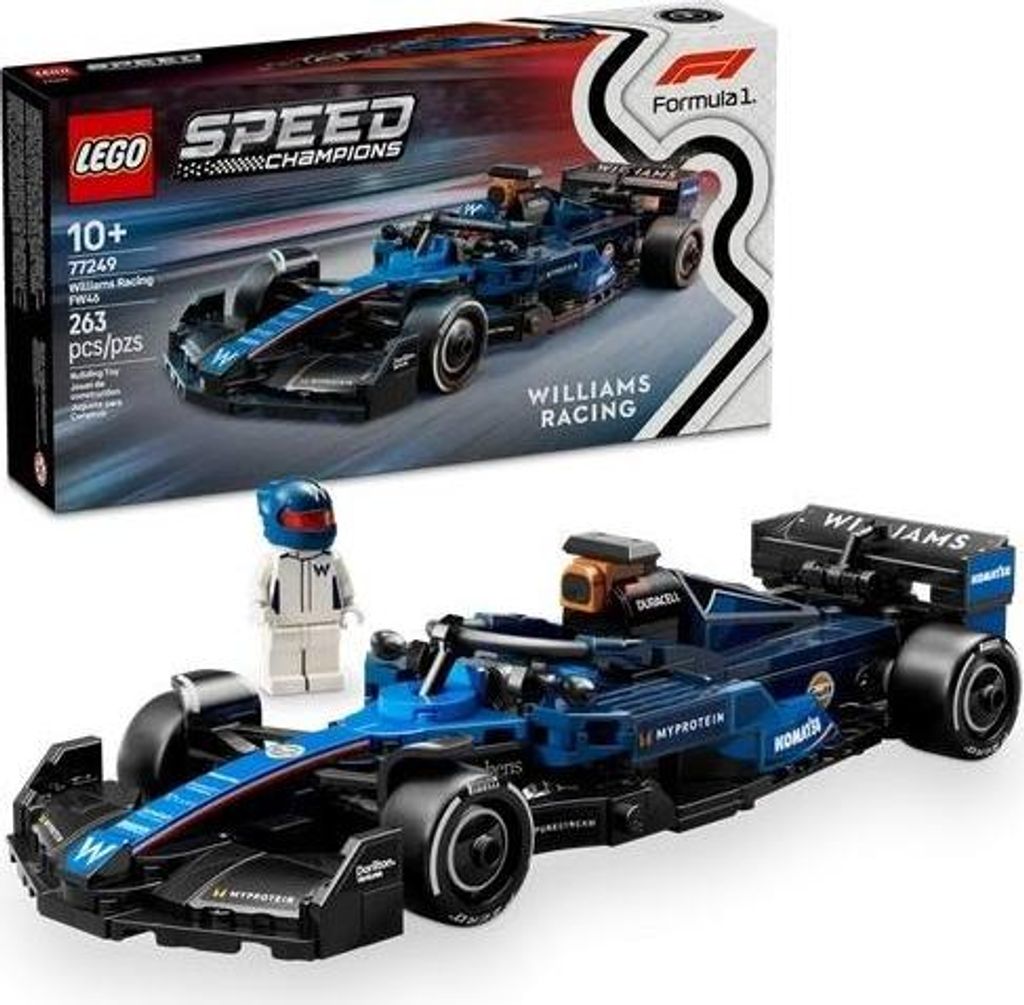 LEGO SPEED CHAMPIONS 77249 (4 Stück) Bolid F1 Willia