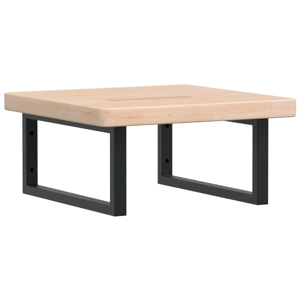 Offerta Top Lavabo SYFAX™ Rovere Massello e Acciaio | Prezzo Imbattibile