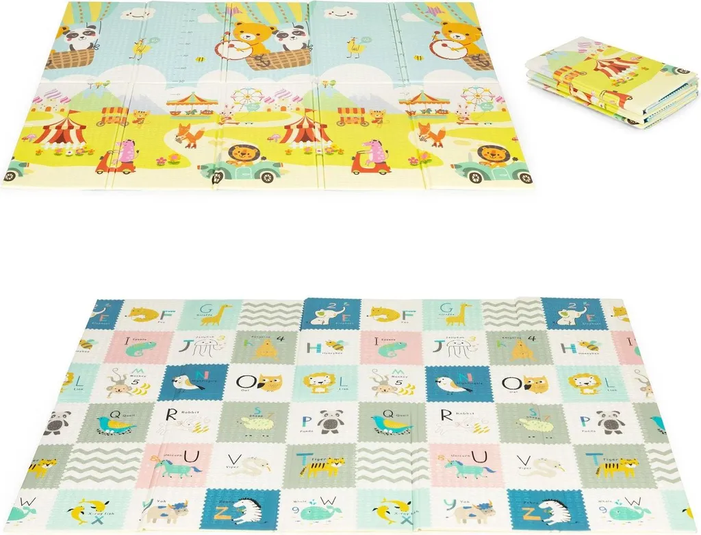 Tapis de jeu mousse double face pliable et imperméable ECOTOYS