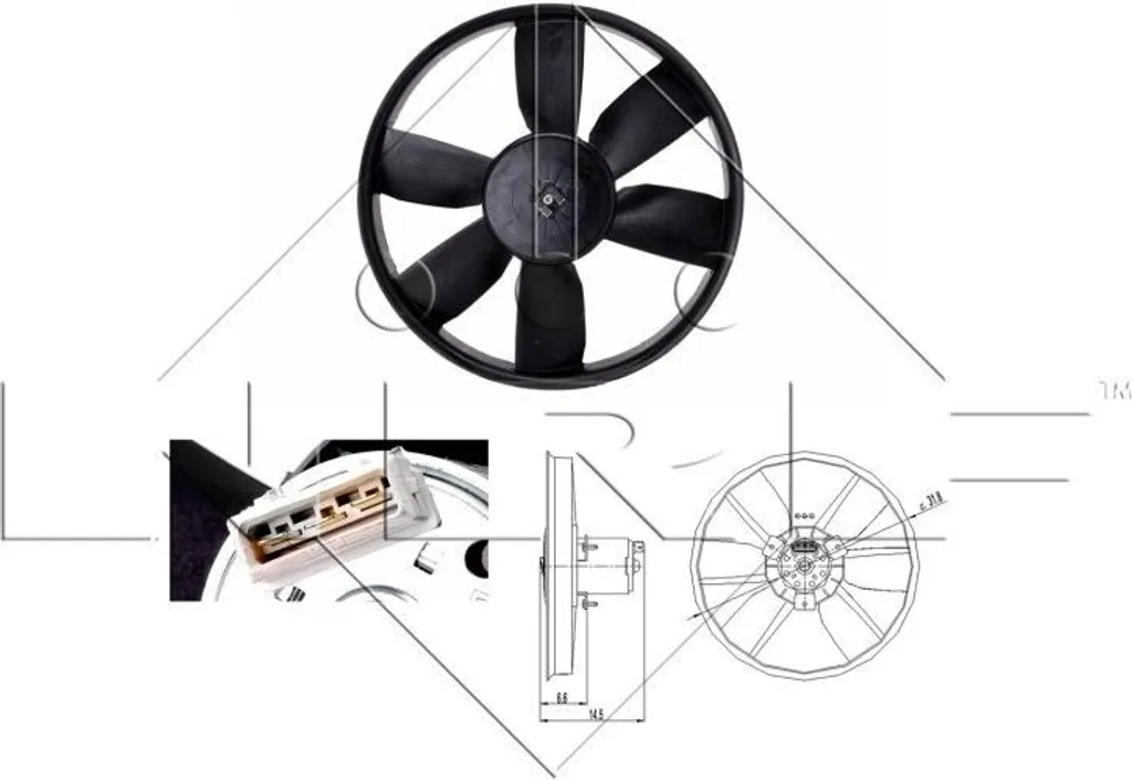 Ventilateur de radiateur pour Golf 3 et Vento, idéal contre la chauffe