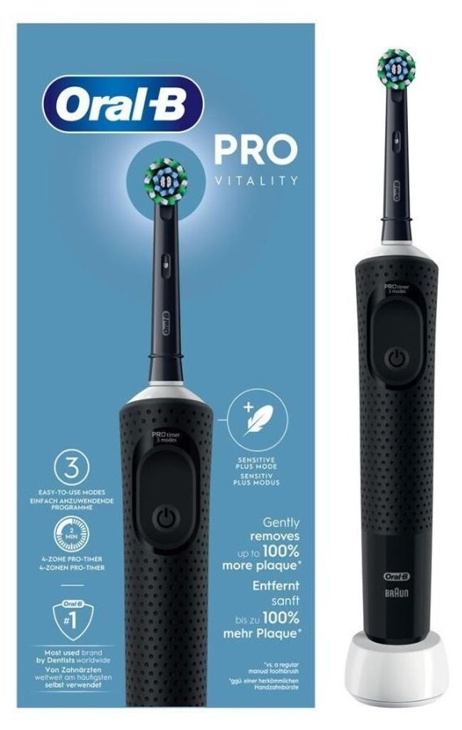 Oral-b Vitality Pro Elektrische Zahnbürste Durchsichtig  Produktbild 