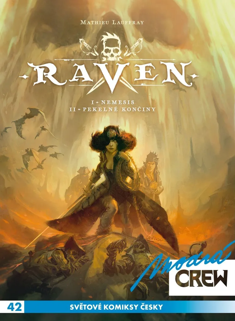 Bande dessinée CREW Modrá 42 : Raven 1-2 pour les fans de comics cultes