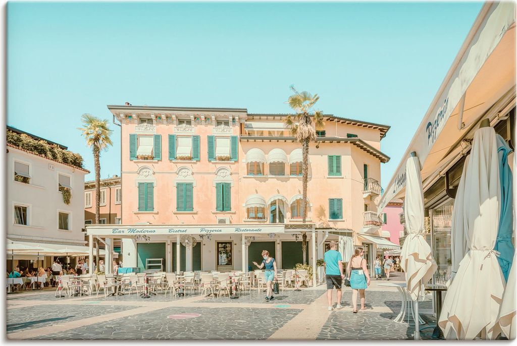 ARTland Leinwandbild Pastel Place Größe: 90x60 cm