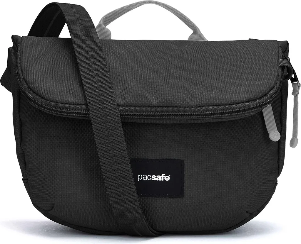 Évitez les pickpockets avec le Pacsafe GO Saddle Crossbody noir sécurisé
