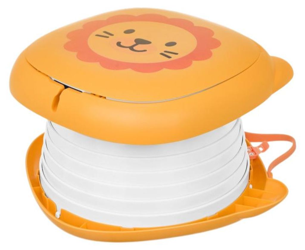 Kruzzel 27607 Kinder-Klapp-Töpfchen, tragbar, Löwe Produktbild 