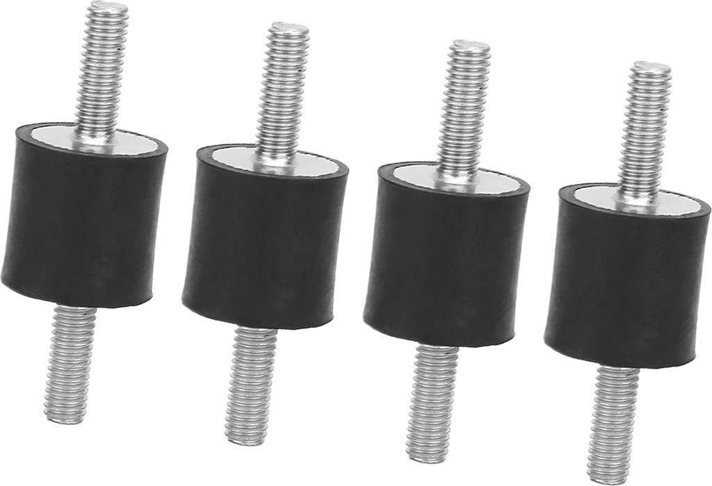 4pcs M6 Rubber Mounts Male Anti Vibration Silentblock Car Boat Bobbins (VV20*20 M6*18)