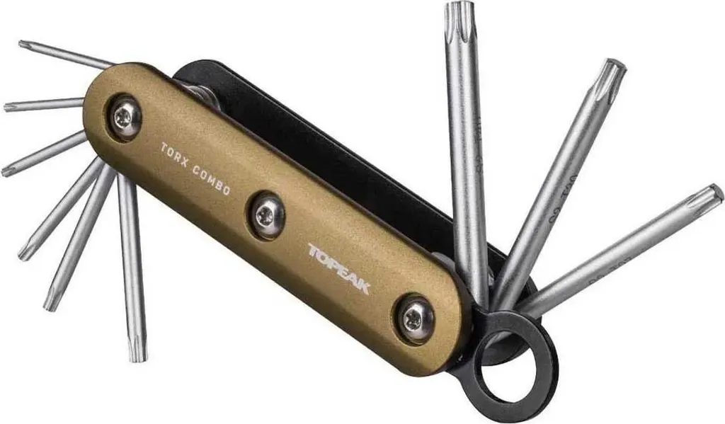 Outil multifonctionnel Torx Topeak pour entretien freins à disque et VTT