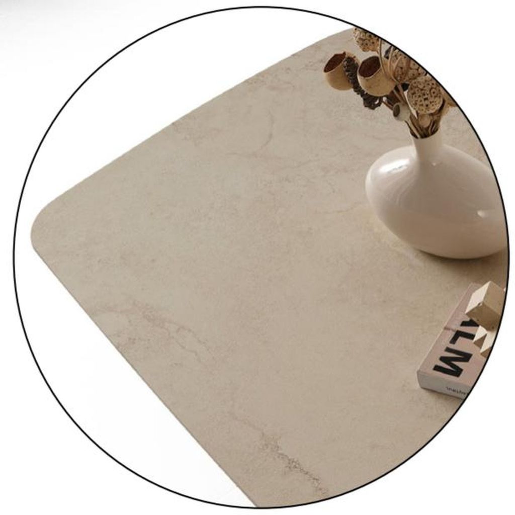 Esstisch Modern Minimalistisch Beige Elegant Stilvoll Komfortabel