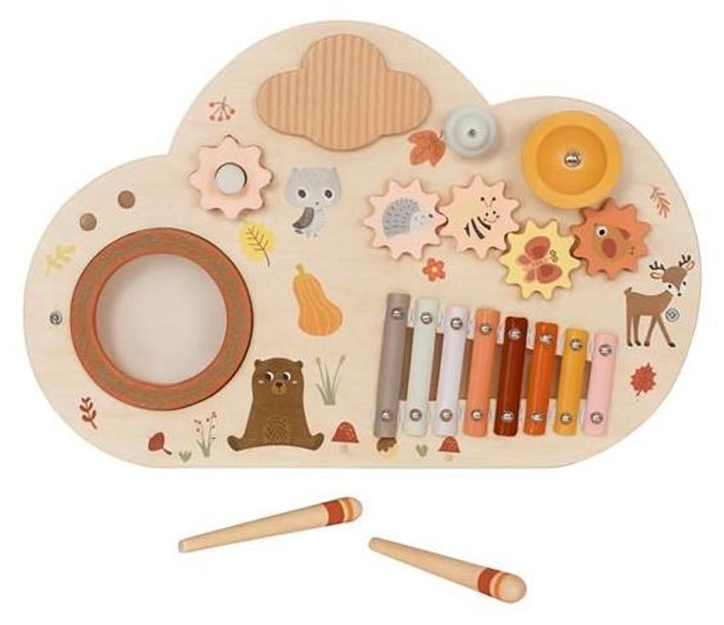 Activiteitenspeelbord Montessori, dierenfiguren, baby-mix Productafbeelding 