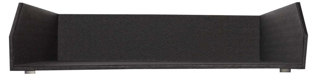 Organisateur de Bureau pour Documents A4 Noir Lot de 4 Corbeilles Pro