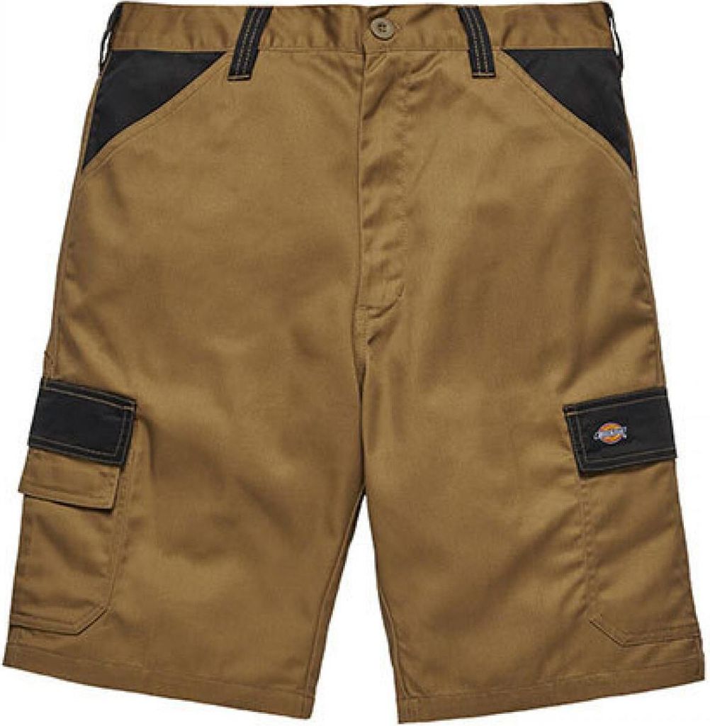 Dickies ED24/7SH | Herren Everyday Short - Kurze Arbeitshose - Farbe: Khaki/Black - Größe: 54