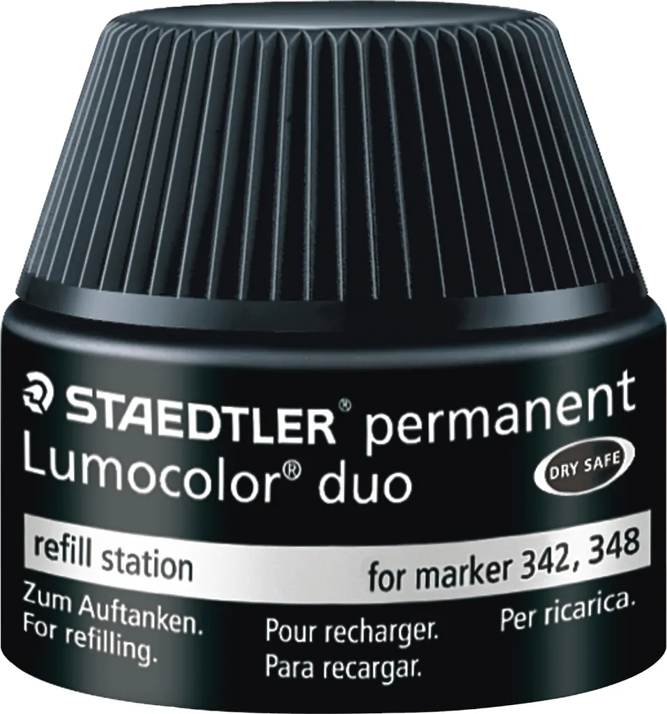 Lumocolor 488 48-9 recharge encre duo noir Staedtler lot de 4 flacons