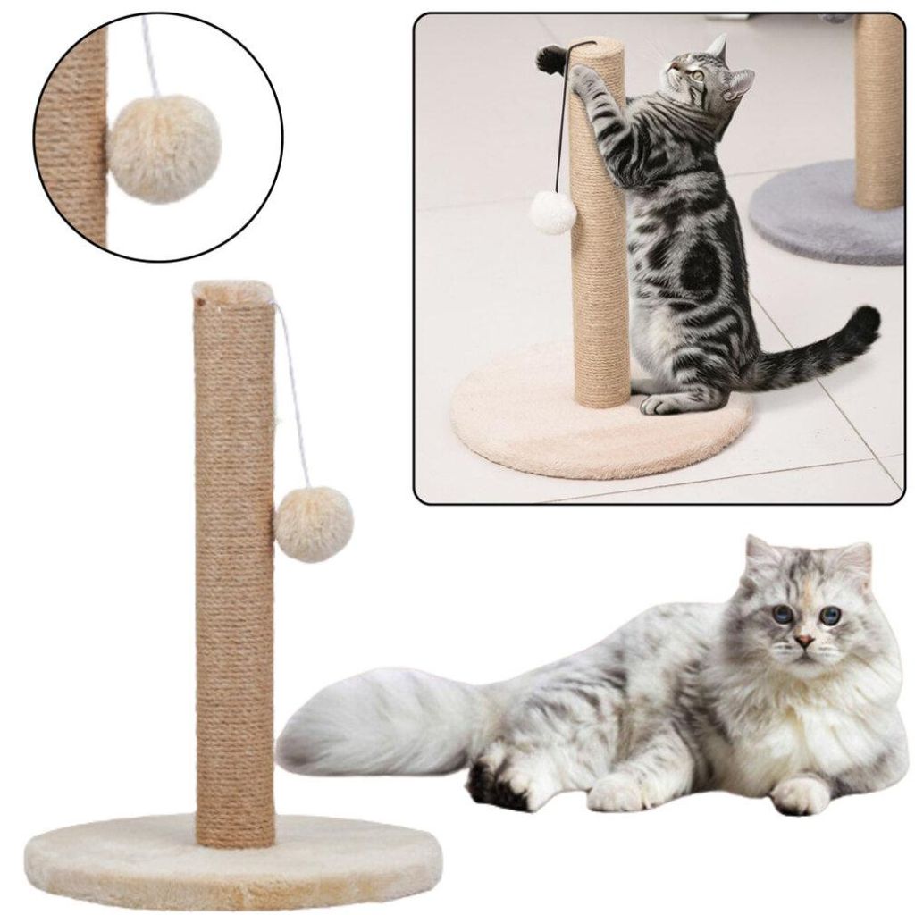 Cat Scratcher Krabpaal Toren Lichtbruin 40 Cm X 30 Cm Productafbeelding 