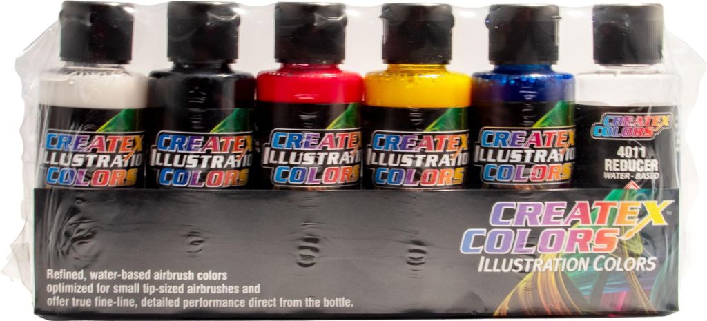Createx Airbrushfarben Illustration Primary 508100 transparente Airbrush Farbe