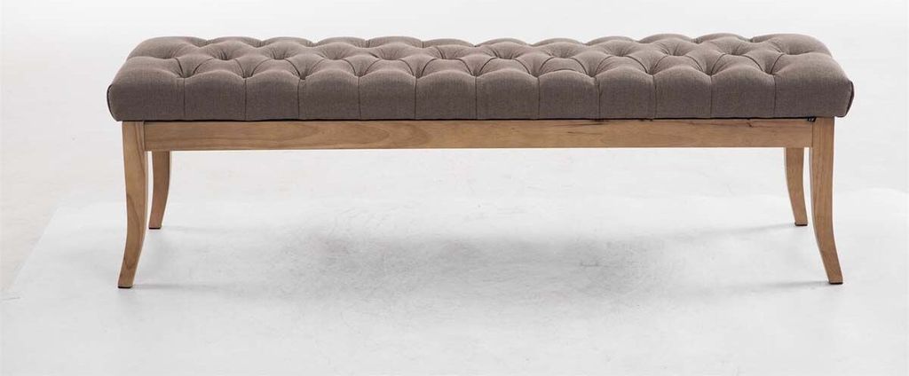 Sitzbank Ramses Stoff antik-hell 150 taupe