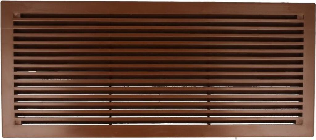 Kunststofflüftungsgitter Ausführung Nußbaum 290mm x 125mm Produktbild 