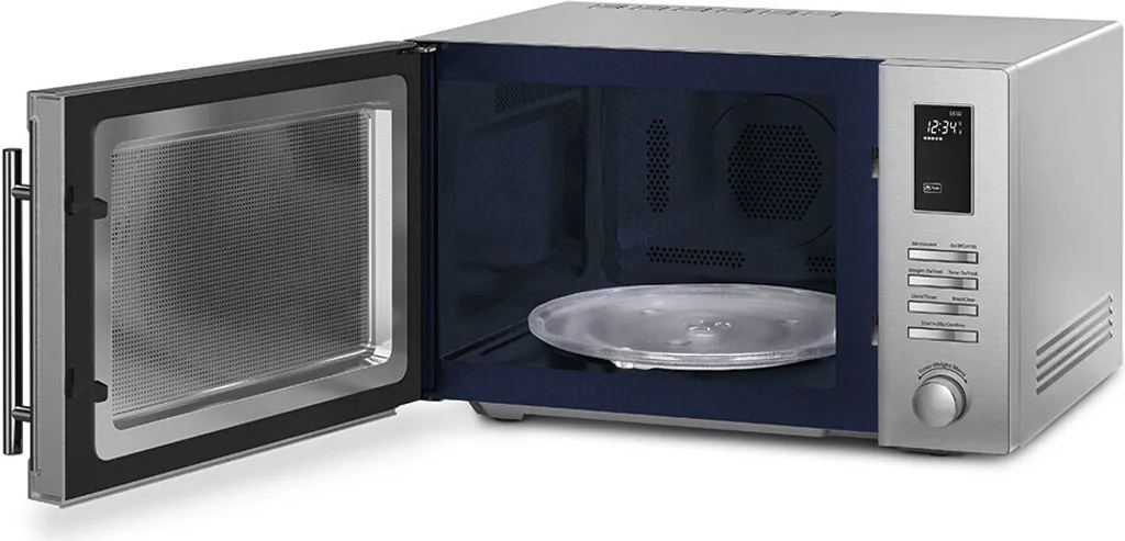 Micro-ondes Grill Smeg MOE25X 900W Puissant en Acier Inox Volume 25L