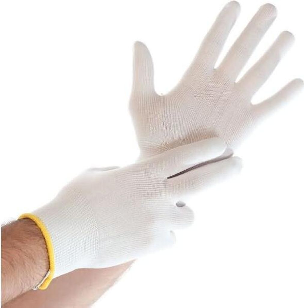 Nylon-Feinstrick-Handschuh Ultra Flex XL/10 weiß VE=12 Paar