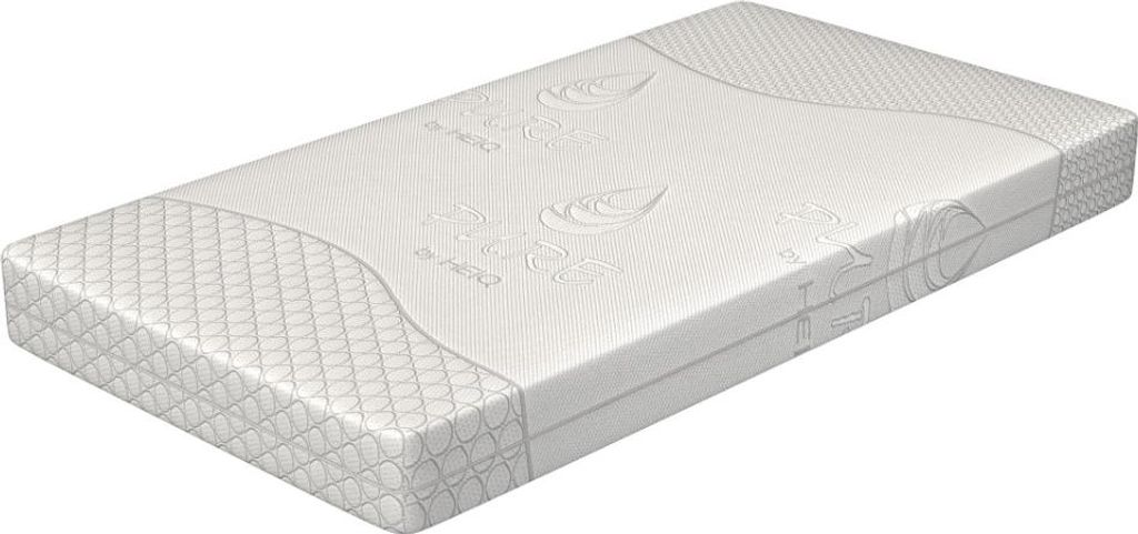 Matratze aus Memory Schaum 90x190, 21 cm hoch – Abnehmbarer Bezug, 4 Schichten | Bora