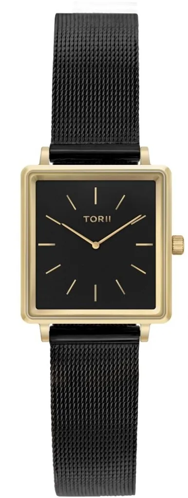 Montre analogique femme noire TORII G26BS.BG - Accessoire mode chic chic