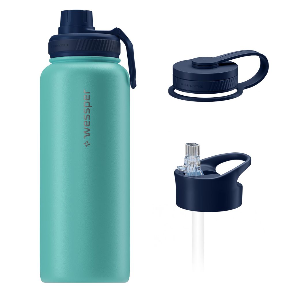 Wessper B3 THERMOSTEEL Thermoflasche 1 L Türkis mit 3 Produktbild 