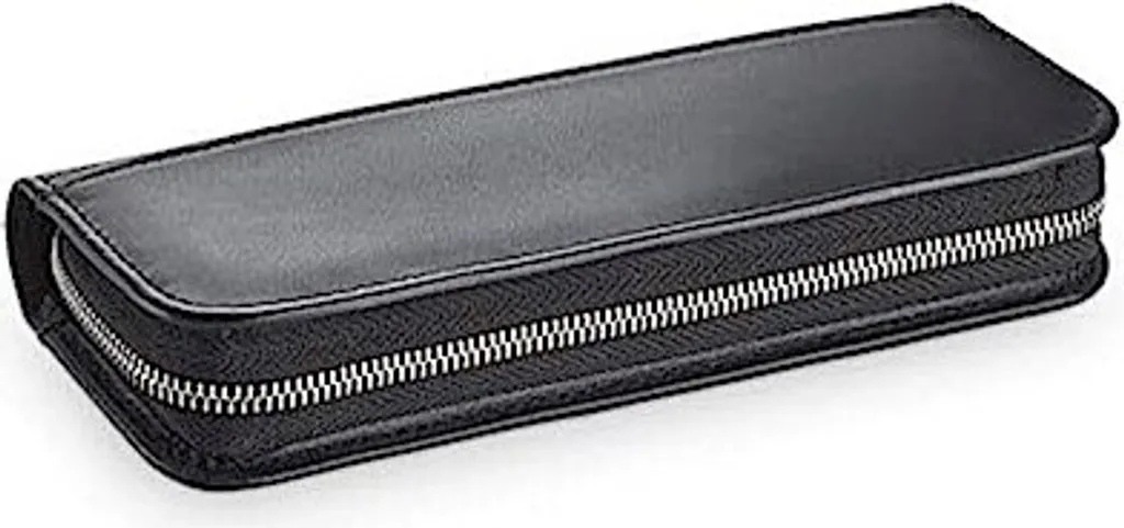 Étui LAMY A403 noir cuir : protégez vos 2 stylos au bureau ou en voyage